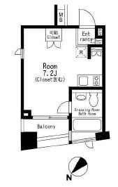 BPRレジデンス人形町　304号室　間取り