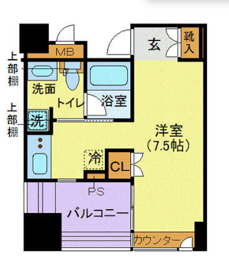 ザ・タワー芝浦　1006号室　間取り
