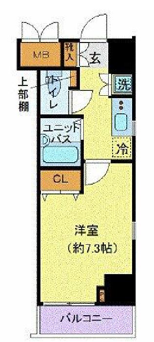 アイル秋葉原イースト　304号室　間取り