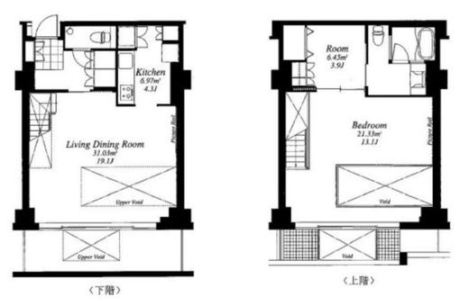 フレンシア外苑西　103号室　間取り