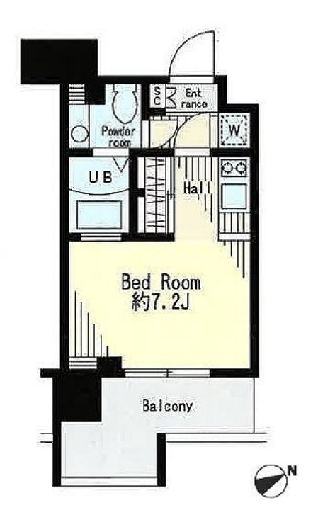 レジディア市谷薬王寺　306号室　間取り