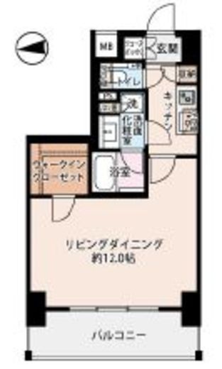 アデニウム東日本橋　204号室　間取り