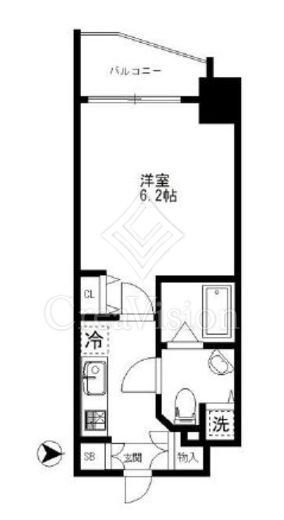 マリオン南青山　1103号室　間取り