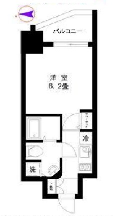 マリオン南青山　1301号室　間取り