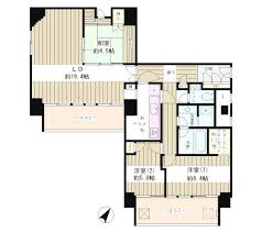リバー＆タワー　1703号室　間取り