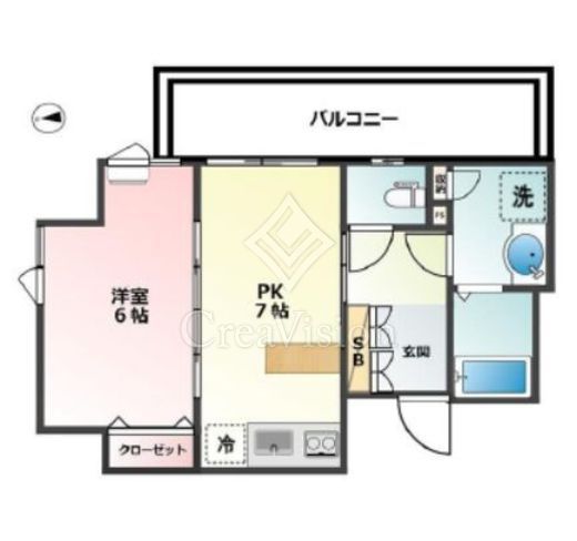 グランドテラス新宿　301号室　間取り