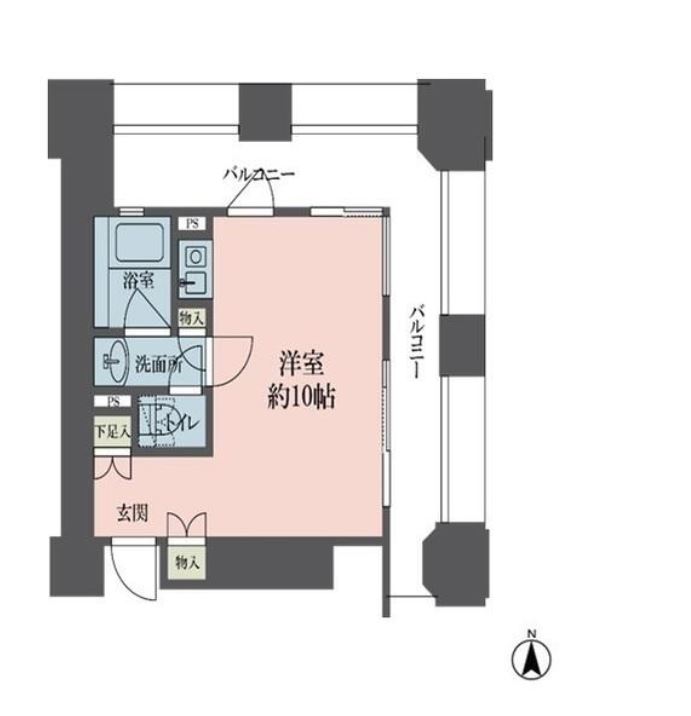 ルネ新宿御苑タワー　1203号室　間取り