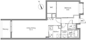 レジディア祐天寺　606号室　間取り