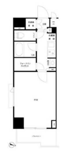 ルーブル市ヶ谷　102号室　間取り