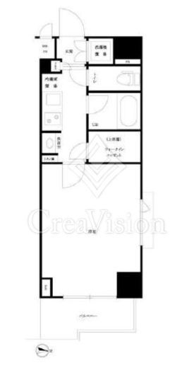 ルーブル市ヶ谷　401号室　間取り