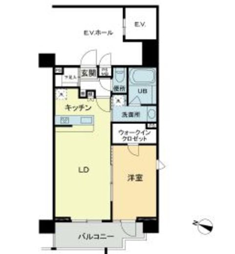 パトリア九段下　1401号室　間取り