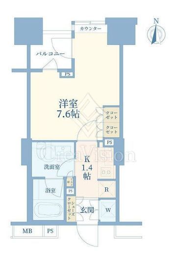 クオリア神南フラッツ　1106号室　間取り