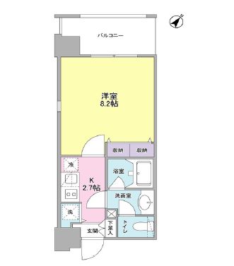 プロスペクト東雲橋　309号室　間取り