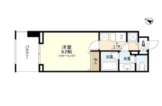 プロスペクト東雲橋　912号室　間取り