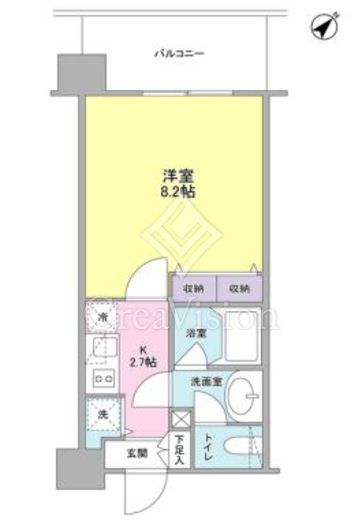 プロスペクト東雲橋　211号室　間取り