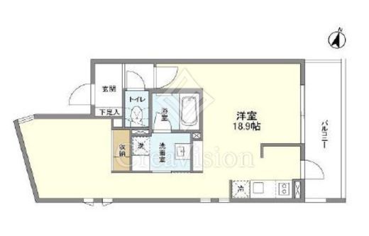 コスモリード目黒学芸大学ウエスト　301号室　間取り