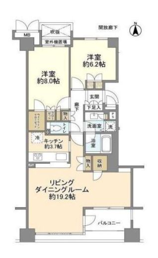 イッツ東京フォーサイトスクエア　1210号室　間取り
