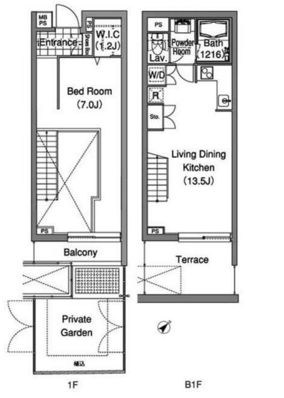 コンフォリア早稲田　108号室　間取り