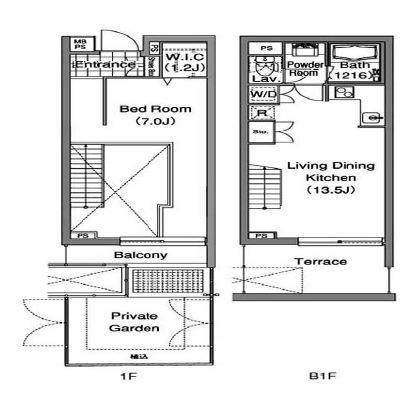コンフォリア早稲田　108号室　間取り