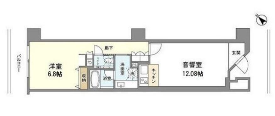 スタイリオ池尻大橋　403号室　間取り