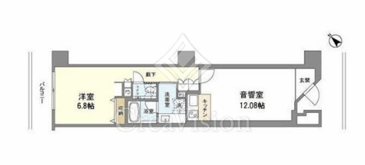 スタイリオ池尻大橋　403号室　間取り