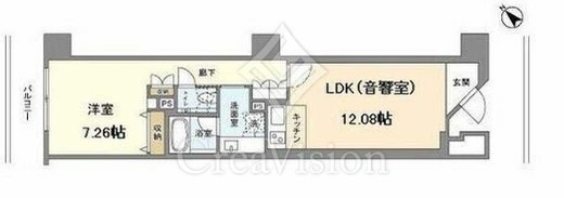スタイリオ池尻大橋　503号室　間取り