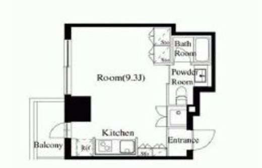 スタイリオ池尻大橋　703号室　間取り