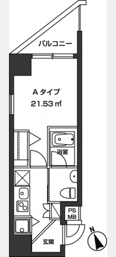 レジディア虎ノ門　505号室　間取り