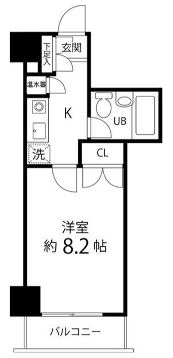 ハイリーフ芝大門　207号室　間取り