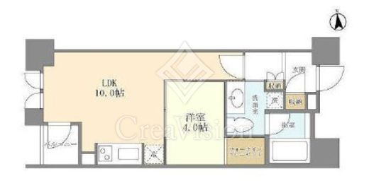 シティハウス東京新橋　305号室　間取り