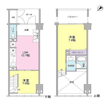 ラフィーヌ銀座　1102号室　間取り