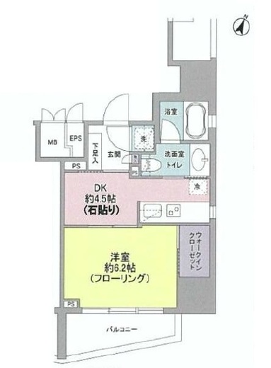 CONOE三番町　605号室　間取り