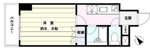 グランスイート銀座レスティモナーク　303号室　間取り