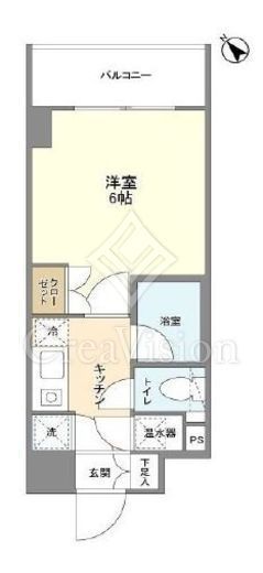 エストライフ勝どき　305号室　間取り