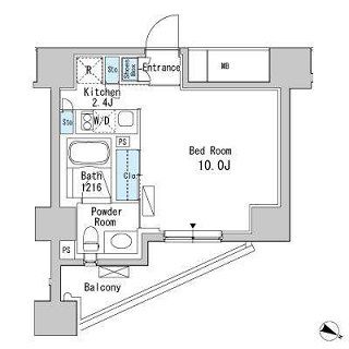 ベルファース目黒　601号室　間取り