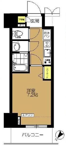 グランド・ガーラ銀座　408号室　間取り