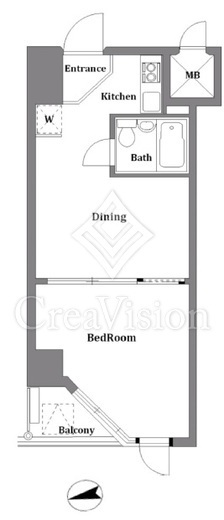 インペリアル赤坂フォーラム　214号室　間取り