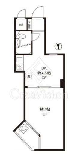 インペリアル赤坂フォーラム　517号室　間取り