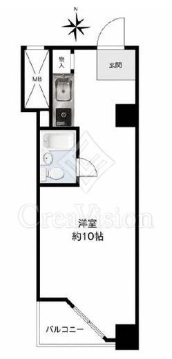 インペリアル赤坂フォーラム　526号室　間取り