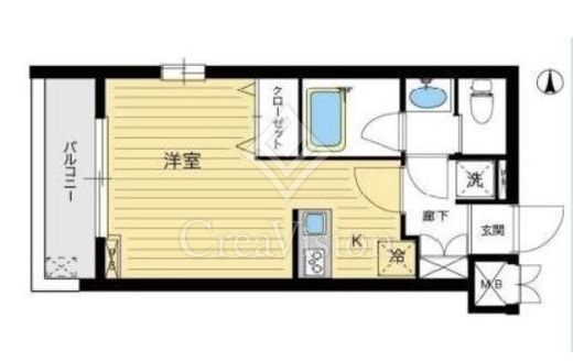 フォルトゥーナヒルズ白金　305号室　間取り