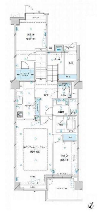 参宮橋マンション　317号室　間取り