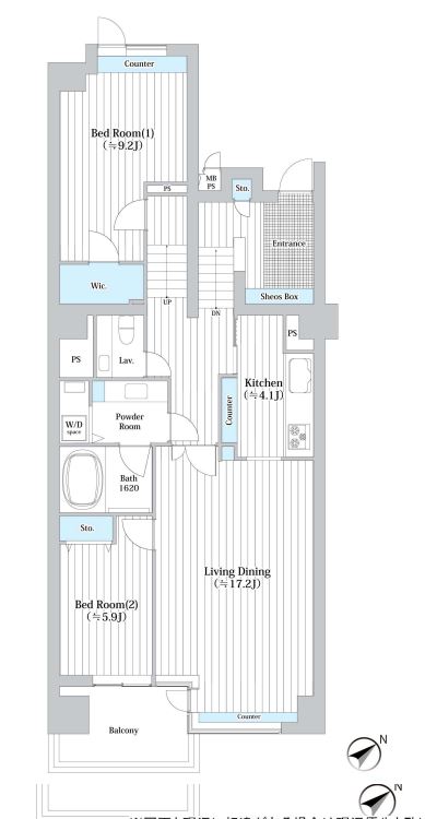 参宮橋マンション　110号室　間取り