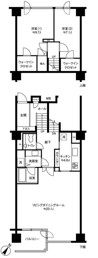 参宮橋マンション　113号室　間取り