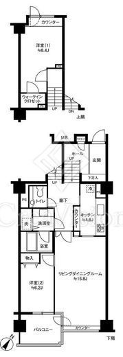 参宮橋マンション　314号室　間取り