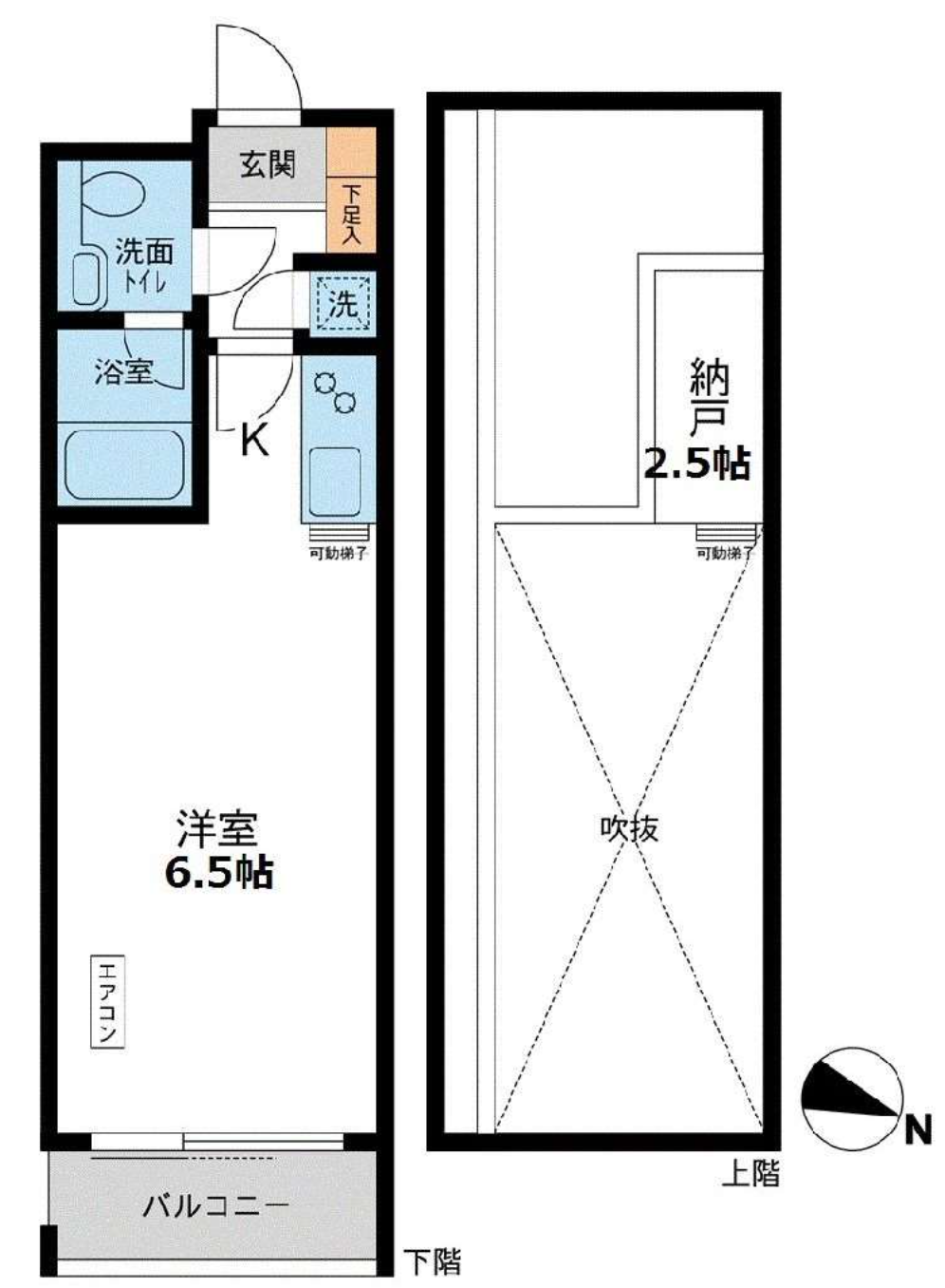 カッシア目黒　512号室　間取り