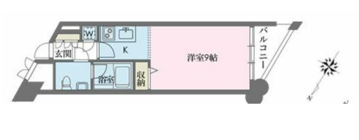 ドゥーエ学芸大学　804号室　間取り