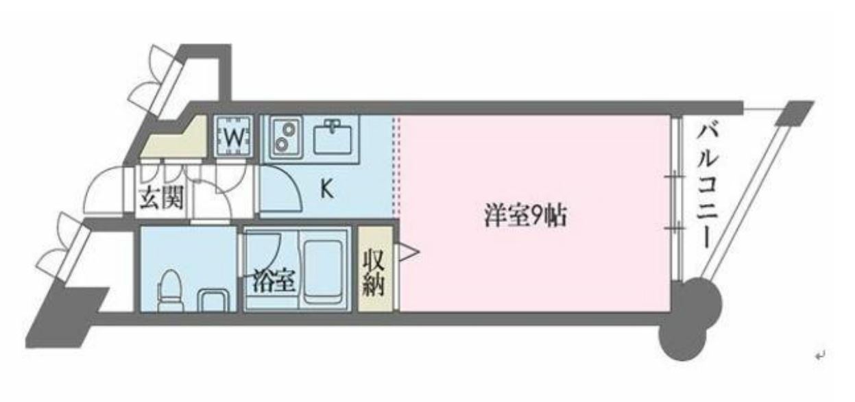 ドゥーエ学芸大学　1302号室　間取り
