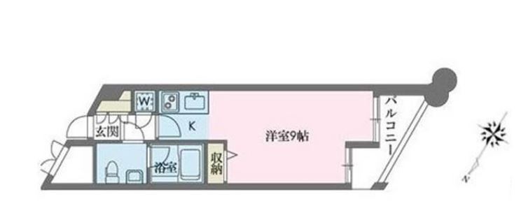 ドゥーエ学芸大学　303号室　間取り