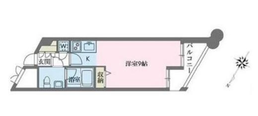 ドゥーエ学芸大学　1005号室　間取り
