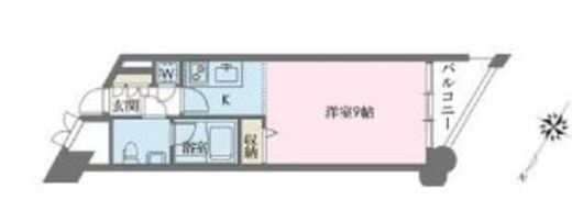 ドゥーエ学芸大学　704号室　間取り